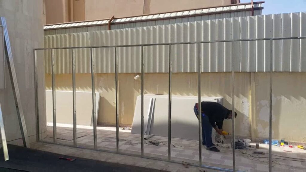 تركيب اسمنت بورد بحي الملقا